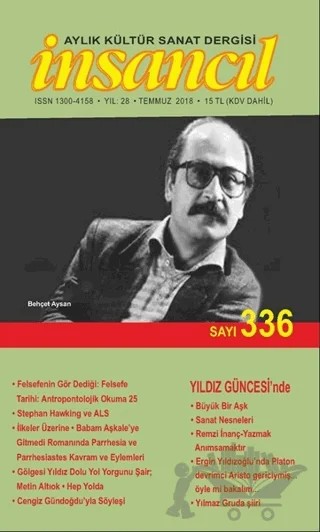 İnsancıl Aylık Kültür Sanat Dergisi Sayı: 336 Temmuz 2018 – İnsancıl Dergisi Yayınları kitap kapağı