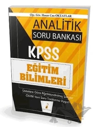 2020 KPSS Eğitim Bilimleri Analitik Soru Bankası – Hasan Can Oktaylar – Pelikan Tıp Teknik Yayıncılık kitap kapağı
