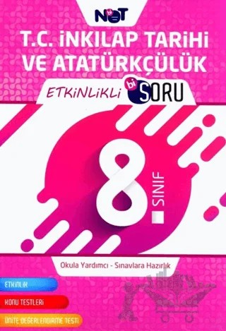 8. Sınıf T.C. İnkılap Tarihi ve Atatürkçülük Etkinlikli Bi Soru – Kolektif – Bi Not Yayınları kitap kapağı