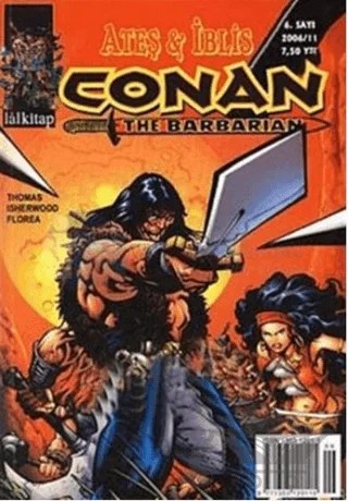 Conan The Barbarian Sayı: 6 Ateş ve İblis – Lal Kitap kitap kapağı