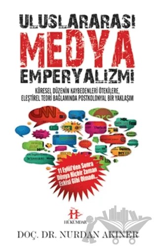 Uluslararası Medya Emperyalizmi – Nurdan Akıner – Hükümdar Yayınları kitap kapağı