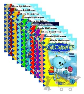 Sevimli Can Canavar (10 Kitap Set) – Süheyla Küçükboyacı – Pamiray Çocuk kitap kapağı
