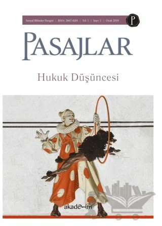 Pasajlar Sosyal Bilimler Dergisi Sayı: 1 Ocak 2019 – Pasajlar Sosyal Bilimler Dergisi kitap kapağı