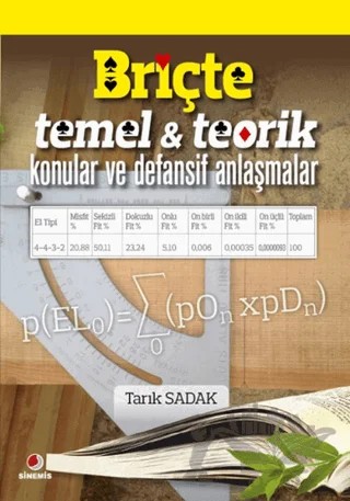 Briçte Temel ve Teorik Konular ve Defansif Anlaşmalar – Tarık Sadak – Sinemis Yayınları kitap kapağı