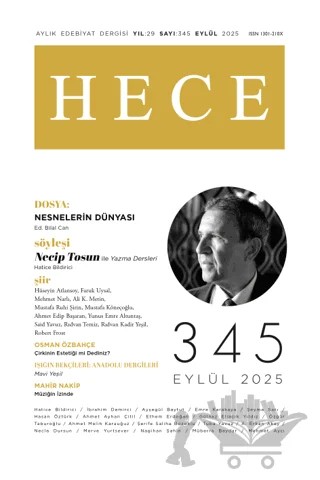 Hece Dergisi - Sayı 345 Eylül 2025 – Hece Dergisi kitap kapağı