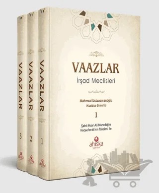 Vaazlar 3 Cilt Takım – Mahmud Ustaosmanoğlu – Ahıska Yayınevi kitap kapağı