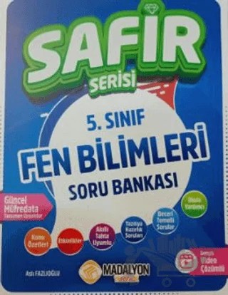 5. Sınıf Safir Fen Bilimleri Soru Bankası – Kolektif – Madalyon Yayınları kitap kapağı