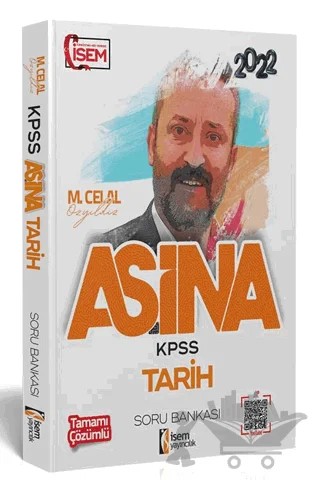 2022 KPSS Aşina Tarih Tamamı Çözümlü Soru Bankası – Mehmet Celal Özyıldız – İSEM Yayıncılık kitap kapağı
