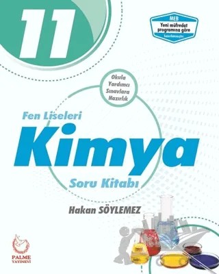 Palme 11. Sınıf Fen Liseleri Kimya Soru Kitabı – Hakan Söylemez – Palme Yayınları kitap kapağı