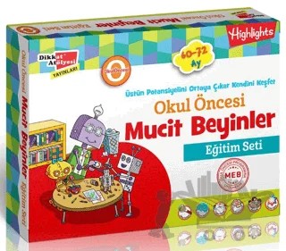 Mucit Beyinler Eğitim Seti 60-72 Ay – Kolektif – Dikkat Atölyesi Yayınları kitap kapağı