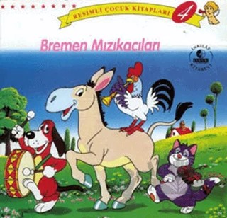 Bremen Mızıkacıları – Grimm Kardeşler – İnkılap Kitabevi kitap kapağı