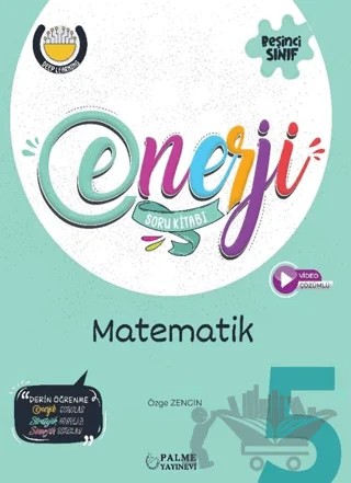 5. Sınıf Enerji Matematik Soru Kitabı – Özge Zengin – Palme Yayınları kitap kapağı