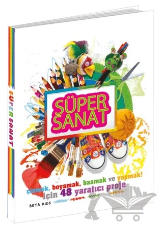 Süper Sanat – Kolektif – Beta Kids kitap kapağı