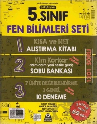 5. Sınıf Fen Bilimleri Seti Yayınları – Kolektif – Örnek Akademi kitap kapağı