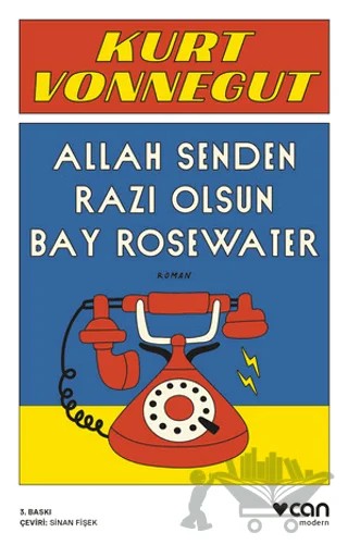 Allah Senden Razı Olsun Bay Rosewater – Kurt Vonnegut – Can Yayınları kitap kapağı