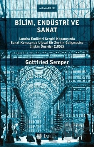 Bilim Endüstri ve Sanat – Gottfried Semper – Janus kitap kapağı