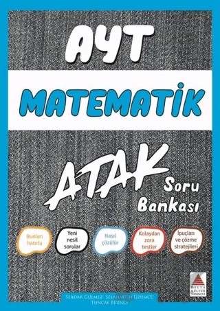AYT Matematik Atak Soru Bankası – Selahattin Üzümcü, Serdar Gülmez, Tuncay Birinci – Delta Kültür Yayınevi kitap kapağı