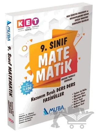 9. Sınıf KET Serisi Matematik Defter ve Kitap - 1407 – Haydar A. İğdeli, Ekrem Karamanlı, Hatice Aldağ, Demir Durgun – Muba Yayınları kitap kapağı