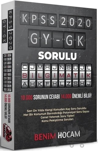 KPSS Konu Anlatımlı Örnek Soru Çözümlü Bilgimatik – Kolektif – Benim Hocam Yayınları kitap kapağı