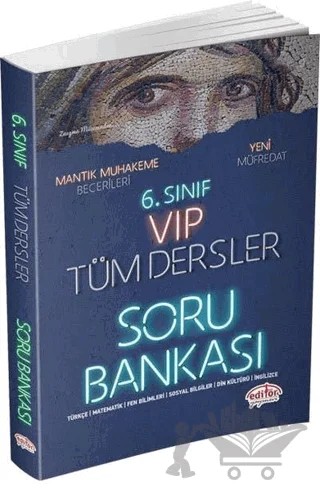 6. Sınıf VIP Tüm Dersler Soru Bankası – Kolektif – Editör Yayınevi kitap kapağı