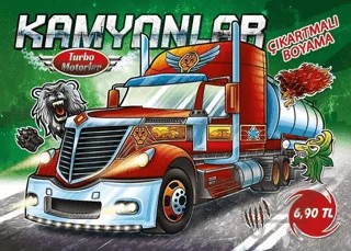 Turbo Motorlar: Kamyonlar – Emre Konuk – Çakıl Yayınları kitap kapağı