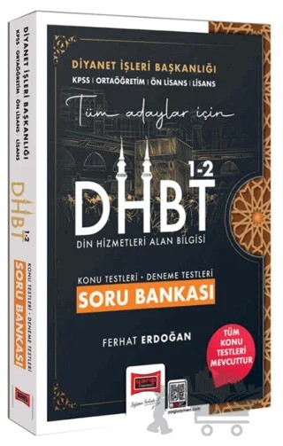 2026 KPSS - Ortaöğretim - Ön Lisans - DHBT 1-2 Tüm Adaylar İçin Soru Bankası – Ferhat Erdoğan – Yargı Yayınevi kitap kapağı