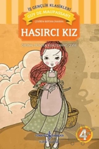 Hasırcı Kız – Guy de Maupassant – İş Bankası Kültür Yayınları kitap kapağı