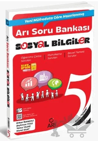 2025 5. Sınıf Sosyal Bilimler Soru Arı Bankası – Kolektif – Arı Yayıncılık kitap kapağı