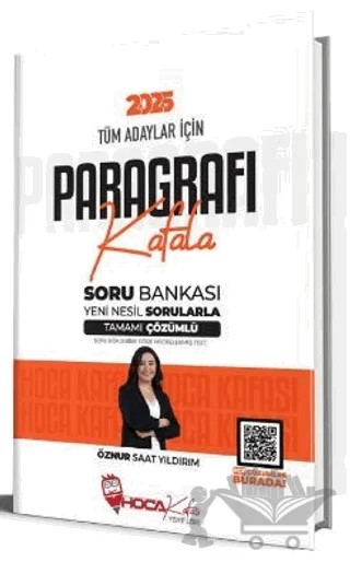 2025 KPSS TYT ALES DGS Paragrafı Kafala Soru Bankası – Öznur Saat Yıldırım – Hoca Kafası Yayınları kitap kapağı