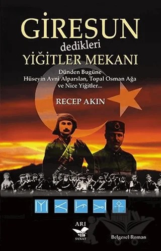 Giresun Yiğitler Mekanı – Recep Akın – Arı Sanat Yayınevi kitap kapağı