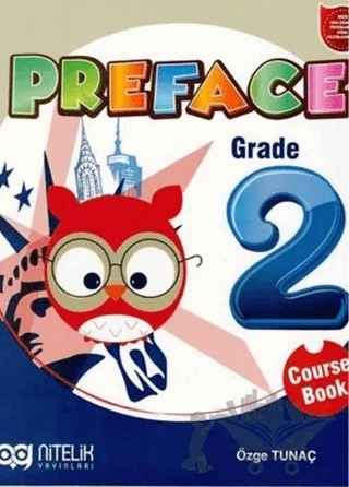 2 Grade Preface Course Book – Özge Tunaç – Nitelik Yayınları - Bayilik kitap kapağı