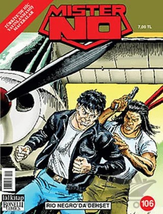Mister No Sayı: 106 Rio Negro’da Dehşet – Lal Kitap kitap kapağı