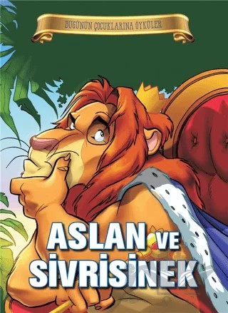 Aslan ve Sivrisinek – Ezop – Parıltı Yayınları kitap kapağı