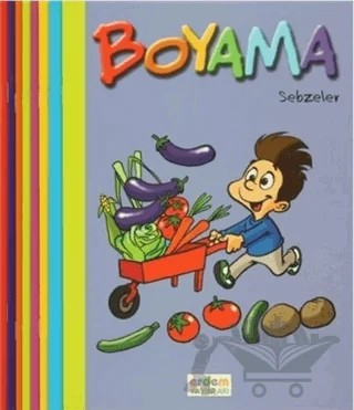 Erdem Eğitici Boyama 8 Kitap Takım – Melike Erdem – Erdem Çocuk kitap kapağı