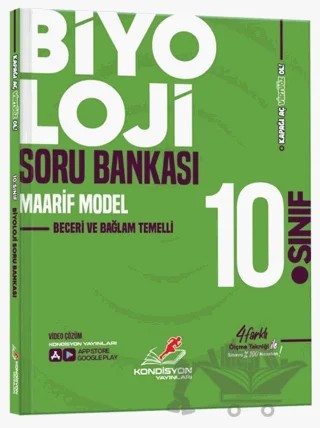 10. Sınıf Virtüöz Biyoloji Soru Bankası – Kolektif – Kondisyon Yayınları kitap kapağı
