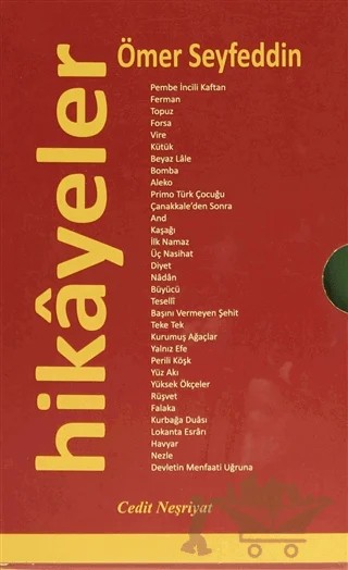 Seçme Hikayeler (5 Kitap Takım) – Ömer Seyfettin – Cedit Neşriyat kitap kapağı