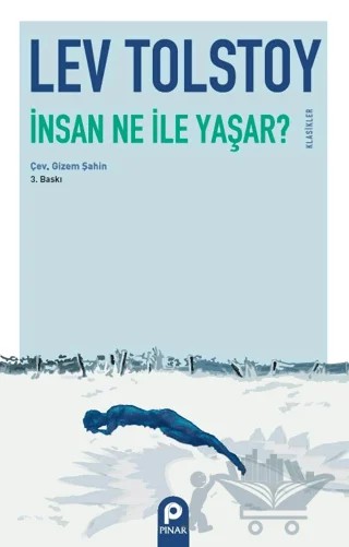 İnsan Ne İle Yaşar – Lev Nikolayeviç Tolstoy – Pınar Yayınları kitap kapağı