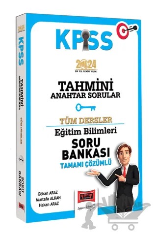 2024 KPSS Eğitim Bilimleri Anahtar Serisi Tahmini Anahtar Sorular Soru Bankası – Gökan Araz – Yargı Yayınevi kitap kapağı