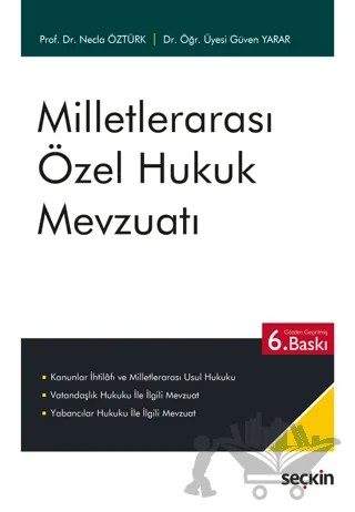 Milletlerarası Özel Hukuk Mevzuatı – Güven Yarar, Necla Öztürk – Seçkin Yayıncılık kitap kapağı