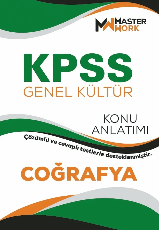 KPSS - Genel Kültür / COĞRAFYA Konu Anlatımı – Komisyon – MasterWork kitap kapağı