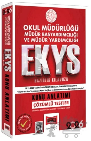 2026 EKYS Okul Müdürlüğü Müdür Başyardımcılığı ve Müdür Yardımcılığı Konu Anlatımı – Kolektif – Yargı Yayınevi kitap kapağı