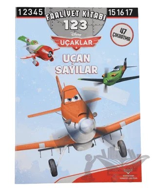 Uçan Sayılar Faaliyet Kitabı 123 - Uçaklar – Kolektif – Doğan Egmont Yayıncılık kitap kapağı