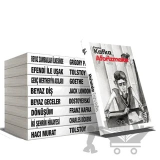Dünya Klasikleri Seti (9 Kitap Takım) – Charles Dickens, Franz Kafka, Fyodor Mihayloviç Dostoyevski, Grigori Spiridonoviç Petrov, Grıgory Petrov, Jack London, Johann Wolfgang Von Goethe, Lev Nikolayeviç Tolstoy – Halk Kitabevi kitap kapağı