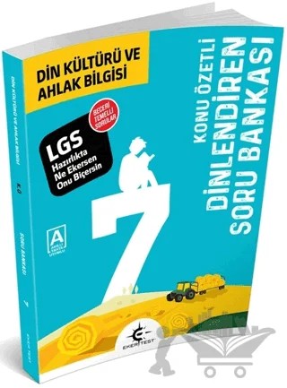 7. Sınıf Din Kültürü ve Ahlak Bilgisi Dinlendiren Konu Özetli Soru Bankası – İzzet Eker – Eker Test Yayınları kitap kapağı
