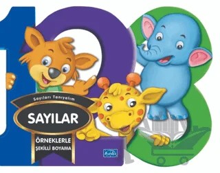 Örneklerle Şekilli Boyama - Sayılar – Kolektif – Parıltı Yayınları kitap kapağı