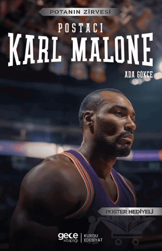 Karl Malone - Postacı – Ada Gökce – Gece Kitaplığı kitap kapağı