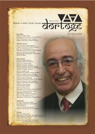 Dörtöğe Felsefe ve Bilim Tarihi Yazıları Hakemli Dergi Yıl:7 Sayı:14 – . – Dörtöğe Dergisi kitap kapağı
