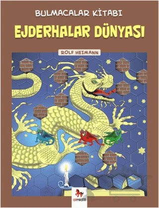 Bulmacalar Kitabı - Ejderhalar Dünyası – Rolf Heimann – Almidilli kitap kapağı