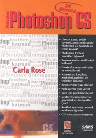 24 Derste Adobe Photoshop CS – Carlo Rose – Sistem Yayıncılık kitap kapağı
