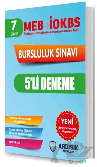 7. Sınıf 2025 Bursluluk Deneme Sınavı – Kollektif – Ardışık Yayınları kitap kapağı